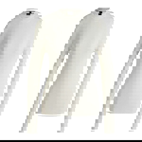 Boss Women's Feskiera Knitted Sweater Top - White