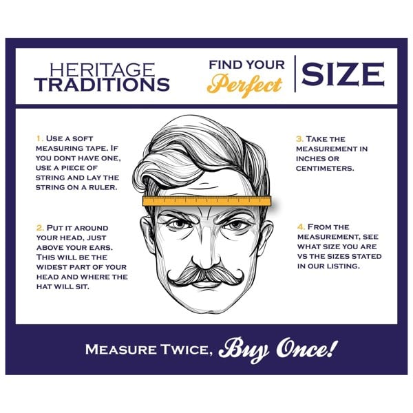 Heritage Traditions Arthur Melton Felt Flat Cap