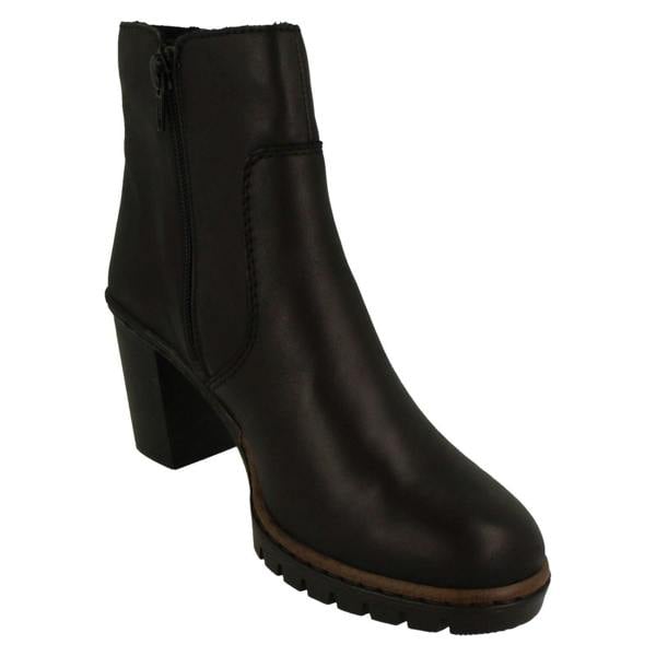 Rieker Ladies Rieker Heeled Ankle Boots Y2557