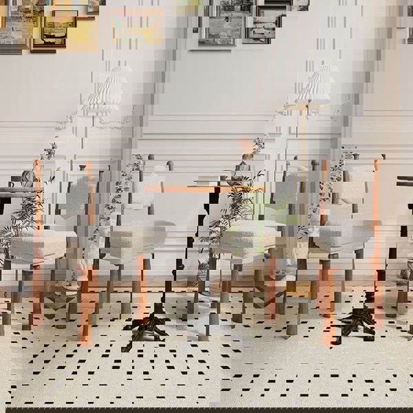 Tessa Dining Chair, Boucle-Weilai Concept-Weilai Concept