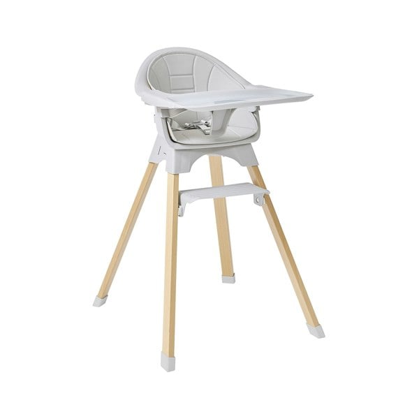 Liberty House Toys Kids High Chair – Grey and Beechwood