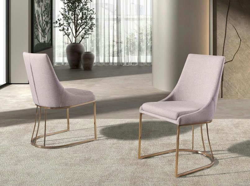 Angel Cerdá Grey Fabric Chair 4182