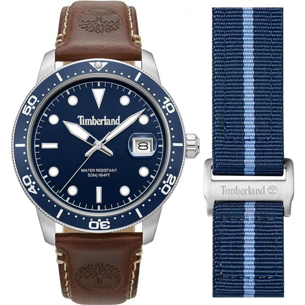 Timberland Peatfield Watch and Strap Gift Set TDWGB00834X1