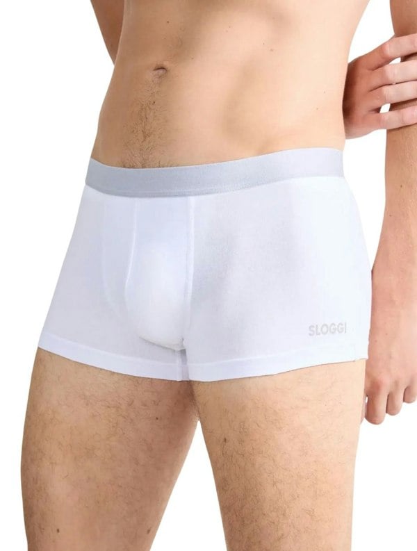 Sloggi Go ABC 2.0 2-Pack Hipster Boxer Trunks, White