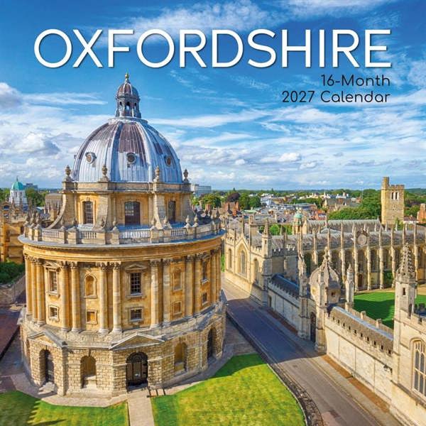 Oxfordshire Calendar 2027, Wall Calendars, Month To View, Travel, Gift