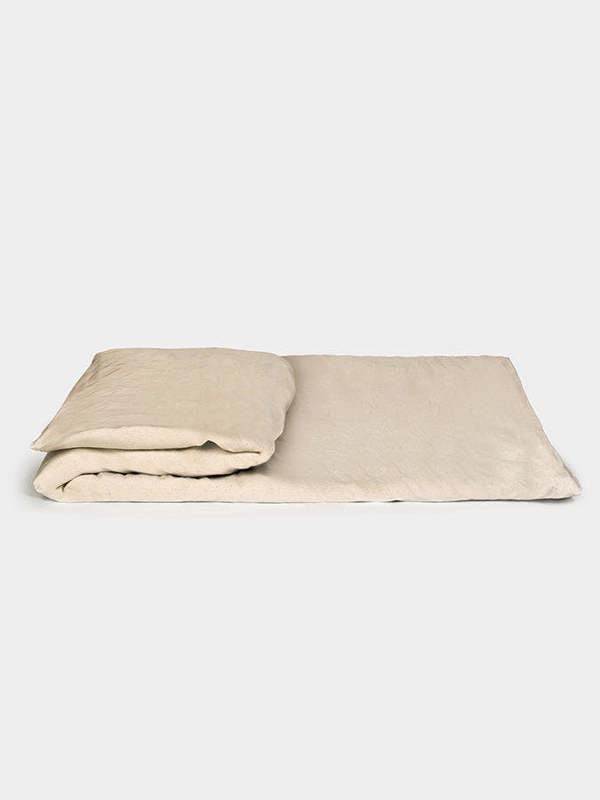 Yoga Studio Long Cotton Futon Zabuton Meditation Yoga Floor Mat (2.5cm Extra Thick) - Ecru