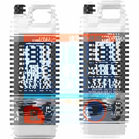 Ultima Plus XP ULTIMA-PLUS XP Hot Tub and Whirlpool System Flush - Deeply Cleans to Remove Dirt, Bacteria & Grime From Pipework 5L