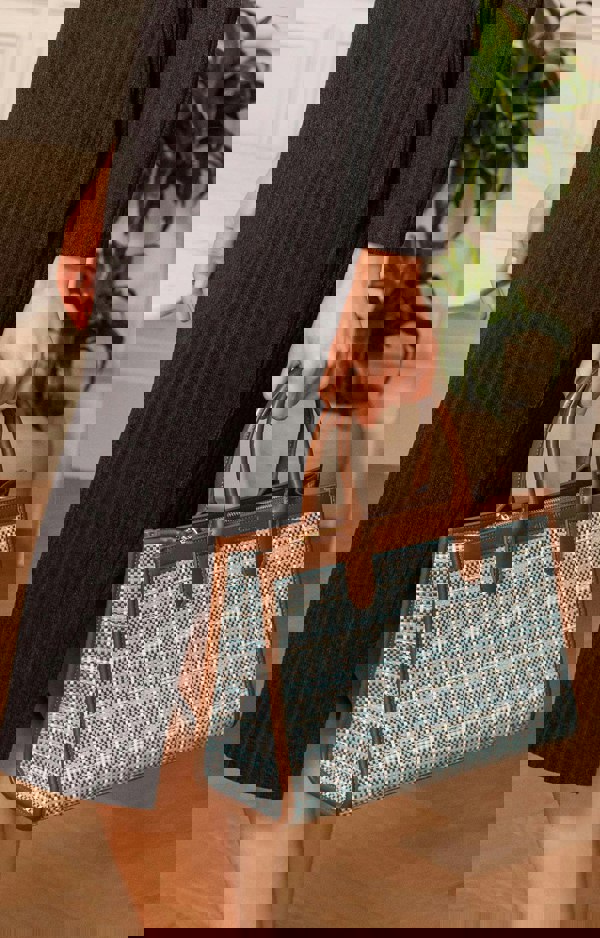 Alie Street London Ashbourne Handbag (Caspian Blue)