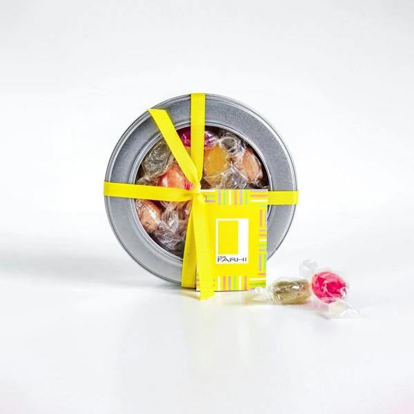 Hard Boiled Sweet Mix 300g in a tin Gift Giving Mallow Tree Limited 