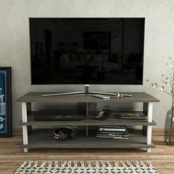 Decorotika Pueblo Modern Tv Stand TV Cabinet for TV's up to 55"