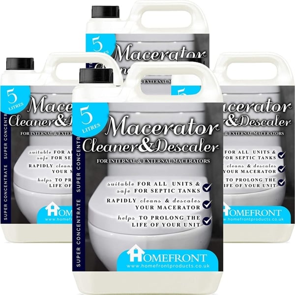 Homefront Macerator Cleaner & Descaler Cleans and Descales Internal and External Macerators 20L