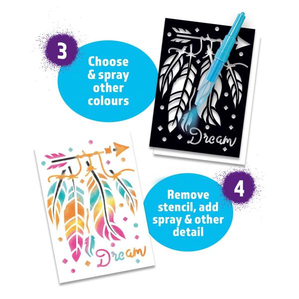 BLOPENS Sparkly Sequins – Glitter Airbrush Craft Set