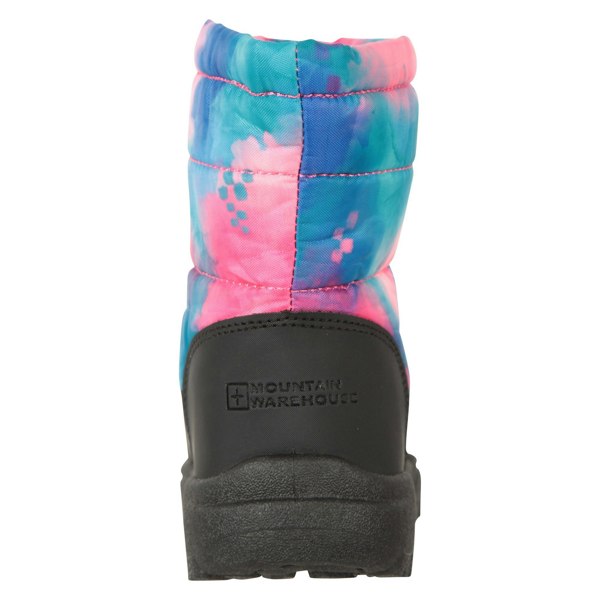 Mountain Warehouse Toddler Caribou Adaptive Tie Dye Snow Boots - Pale Pink