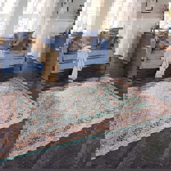 Keshan Maschad Oriental-Optic Rug – Vintage Elegance