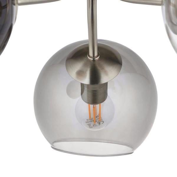 Pagazzi Lighting Branco 3 Light Semi-Flush Ceiling Light