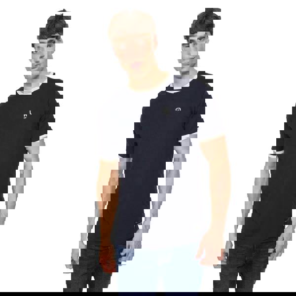 Crosshatch Mens Lamtopi T-Shirt - Navy - 