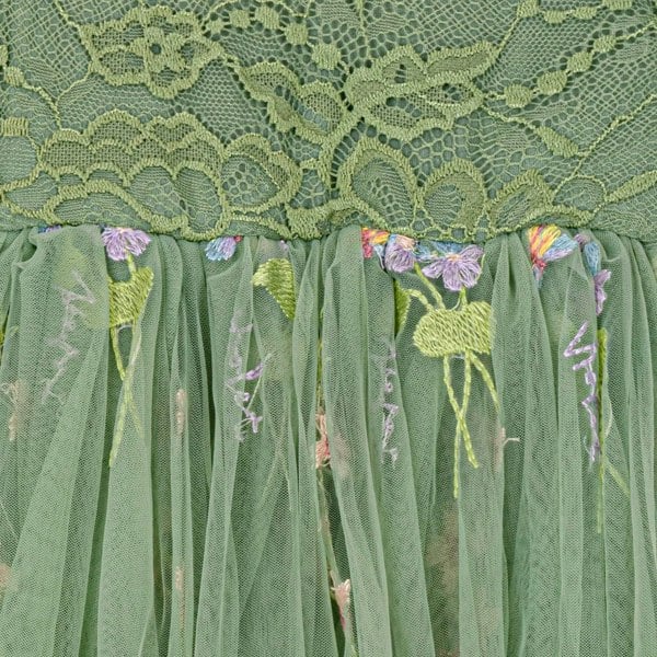 Lace and tulle close up