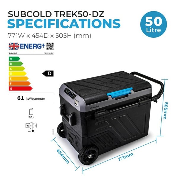 Subcold Trek50-DZ Portable Car Fridge