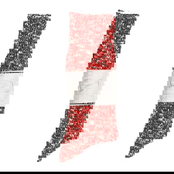 Anonymous Ism Classic Slub Crew Men's Red Socks