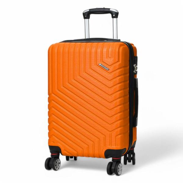 Snowball Hard Shell Expandable Cabin 55 x 37 x 22 cm cm ABS Suitcase Luggage Suitable for Easyjet, Ryanair