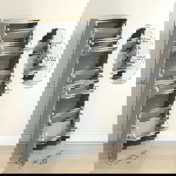 Flip-down Shoe Cabinet