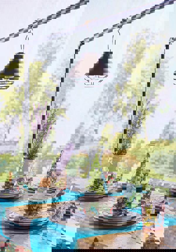 Luxform Solar Steel Wire Hanging Lantern Detroit