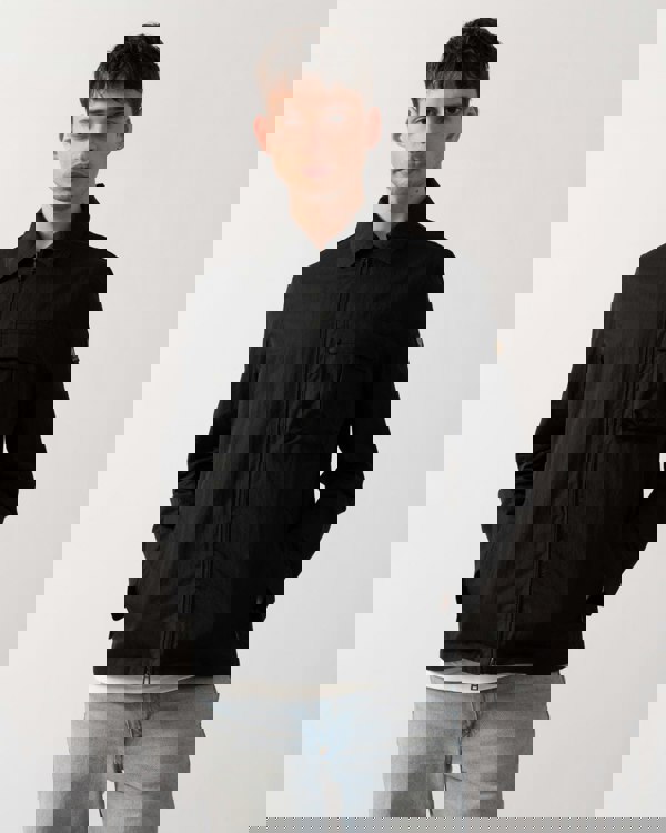 Belstaff Drome Mens Overshirt - Black