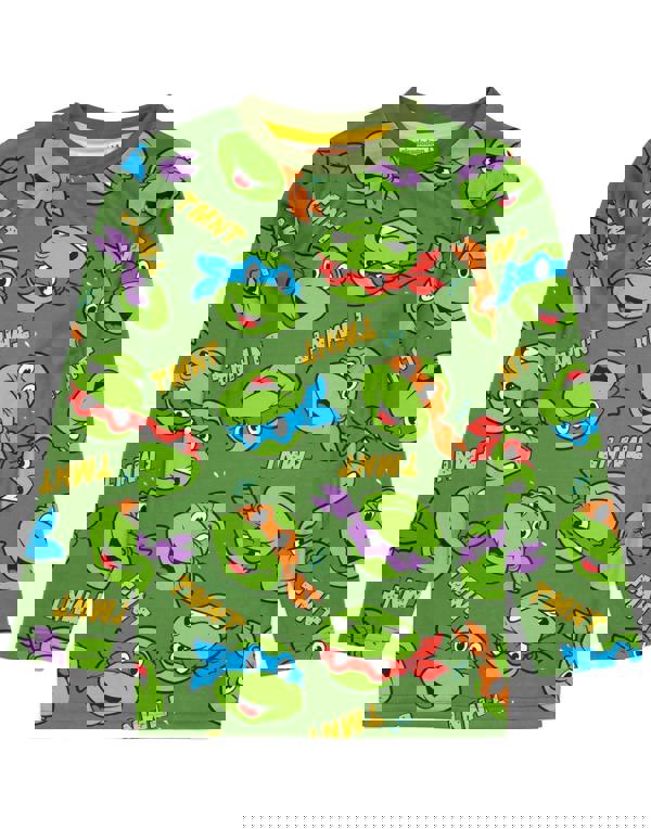 Teenage Mutant Ninja Turtles Boys Green Character Short Sleeve Long Leg Pyjama Set