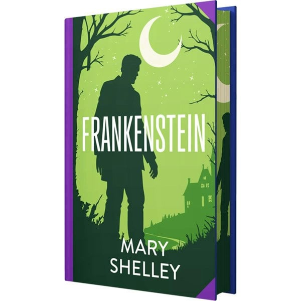 Frankenstein Book, Mary Shelley Books, Frankenstein Novel | Deluxe Hardback Sprayed Edge Edition - Collector’s Classic Gothic Novel