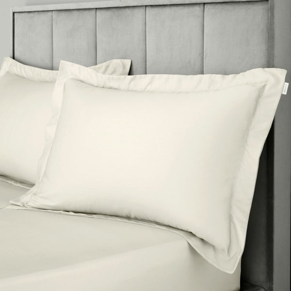 Bianca 400 Thread Count Cotton Sateen Oxford Pillowcase Pair