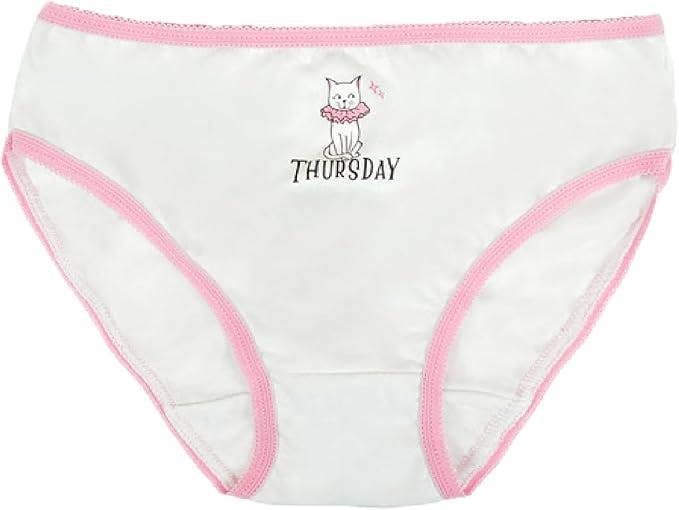 KAV Adorable Girls Printed Briefs - Comfortable Cotton Briefs Panties Knickers Underwear for Everyday Wear - Fun and Colorful Designs