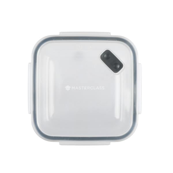 MasterClass Eco-Snap Recycled Food Container, 1.4 Litre
