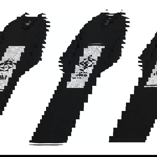 Umbro Mens Geo Wave T-Shirt - Black