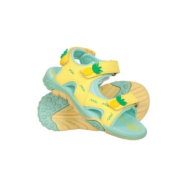 Mountain Warehouse Kids Seaside Pineapple Sandals - Bright Yellow