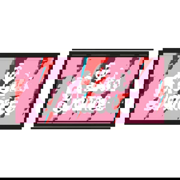 Wall Art Framed Print Home Let's Dance