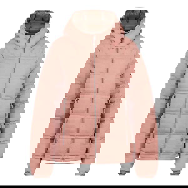 Trespass Womens/Ladies Rollins Hooded Jacket - Clay - 