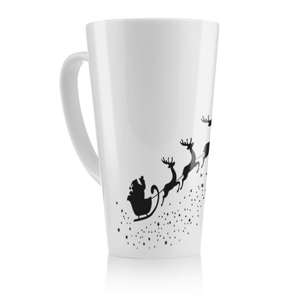 Benjamin Tate Design Santa Claus Flying Dining Latte Mug