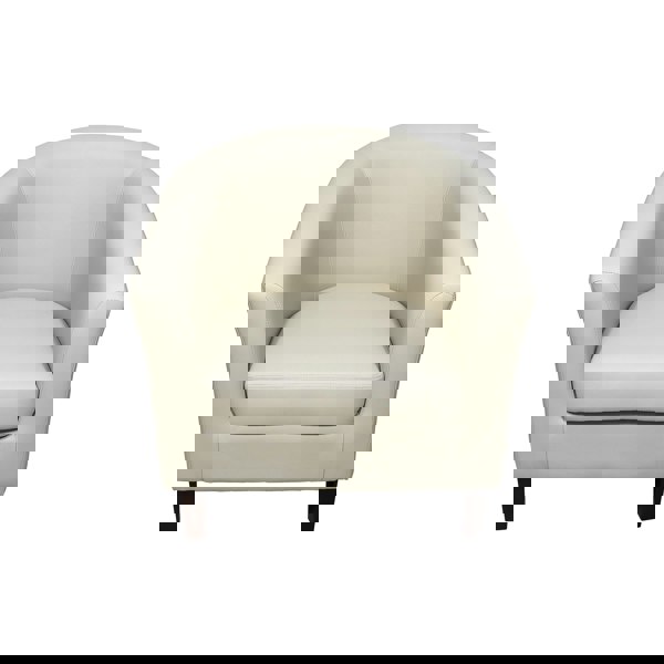 Comfy Living Faux Leather Tub Chair - Chic & Comfortable Seating Solution for Your Living Space