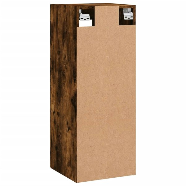 Berkfield Wall Mounted Cabinet Smoked Oak 34.5x34x90 cm