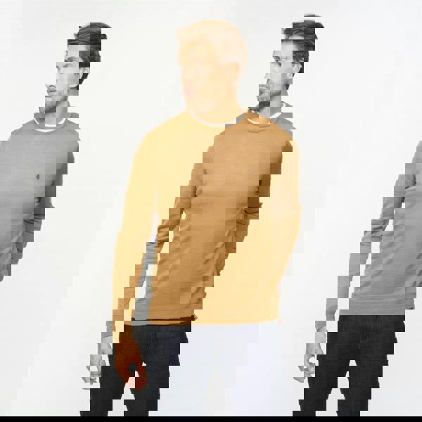 Gabicci G55K22 Merino Crew Neck Sweater Gabicci Classic NUTMEG