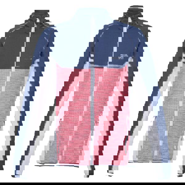 Regatta Womens/Ladies Hepley Full Zip Fleece Jacket - Fruit Dove/Dusty Denim