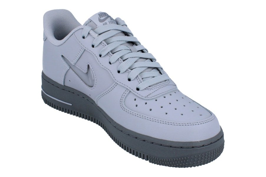 Nike Air Force 1 Jewel Mens Trainers Hm0621  001 - Wolf Grey Cool Grey 001 - Photo 3