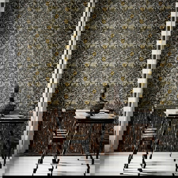 Hoopla Walls Seaweed Garden - Slate 10m Wallpaper