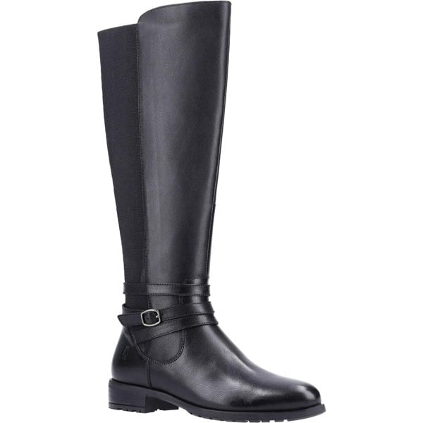 Hush Puppies Womens/Ladies Vanessa Leather Calf Boots - Black