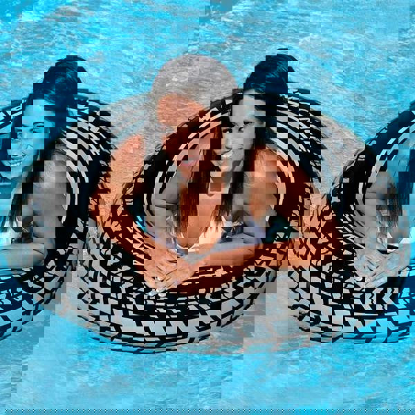 smartbies Intex 36" Radial Champs Pool Tyre Tube | Durable Outdoor Swimming Pool Float