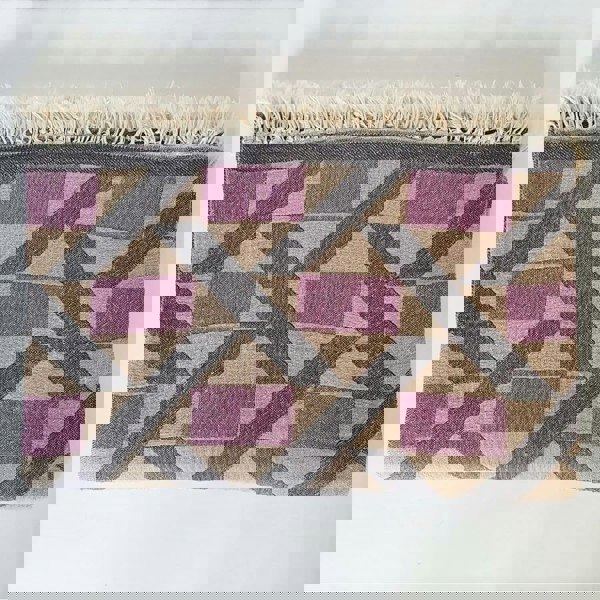 Cotton Throw, Plum