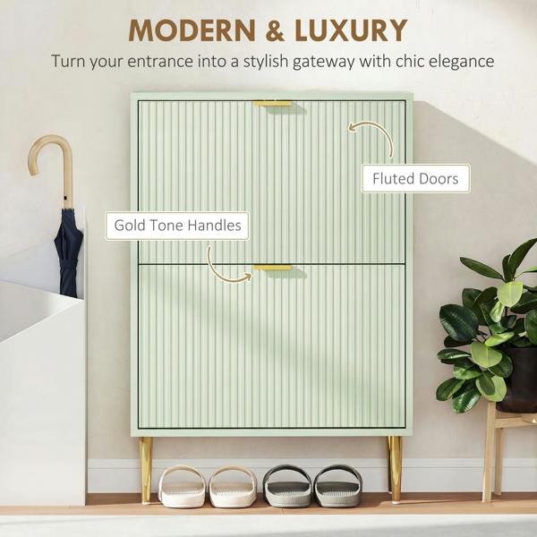 Flip-down Shoe Cabinet