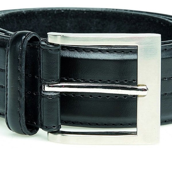 Duke D555 Harley Stitched Waist Belt - Black