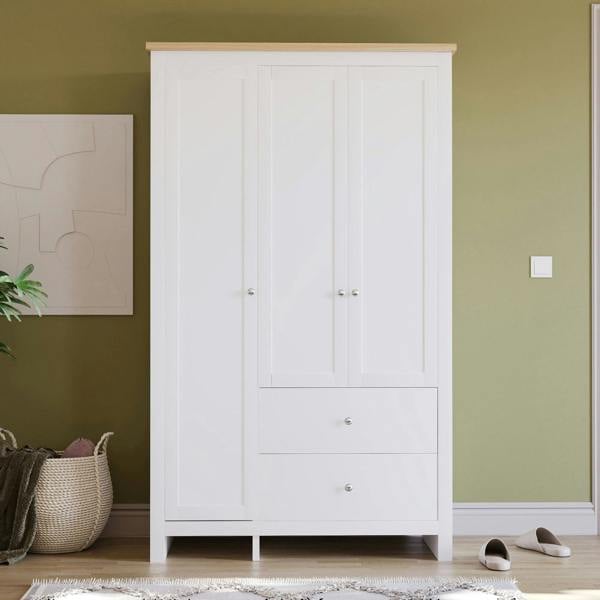 Vida Designs Arlington 3 Door 2 Drawer Wardrobe