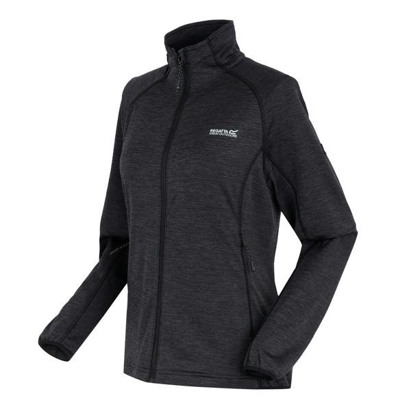 Regatta Womens/Ladies Harpten Full Zip Midlayer - Black - 